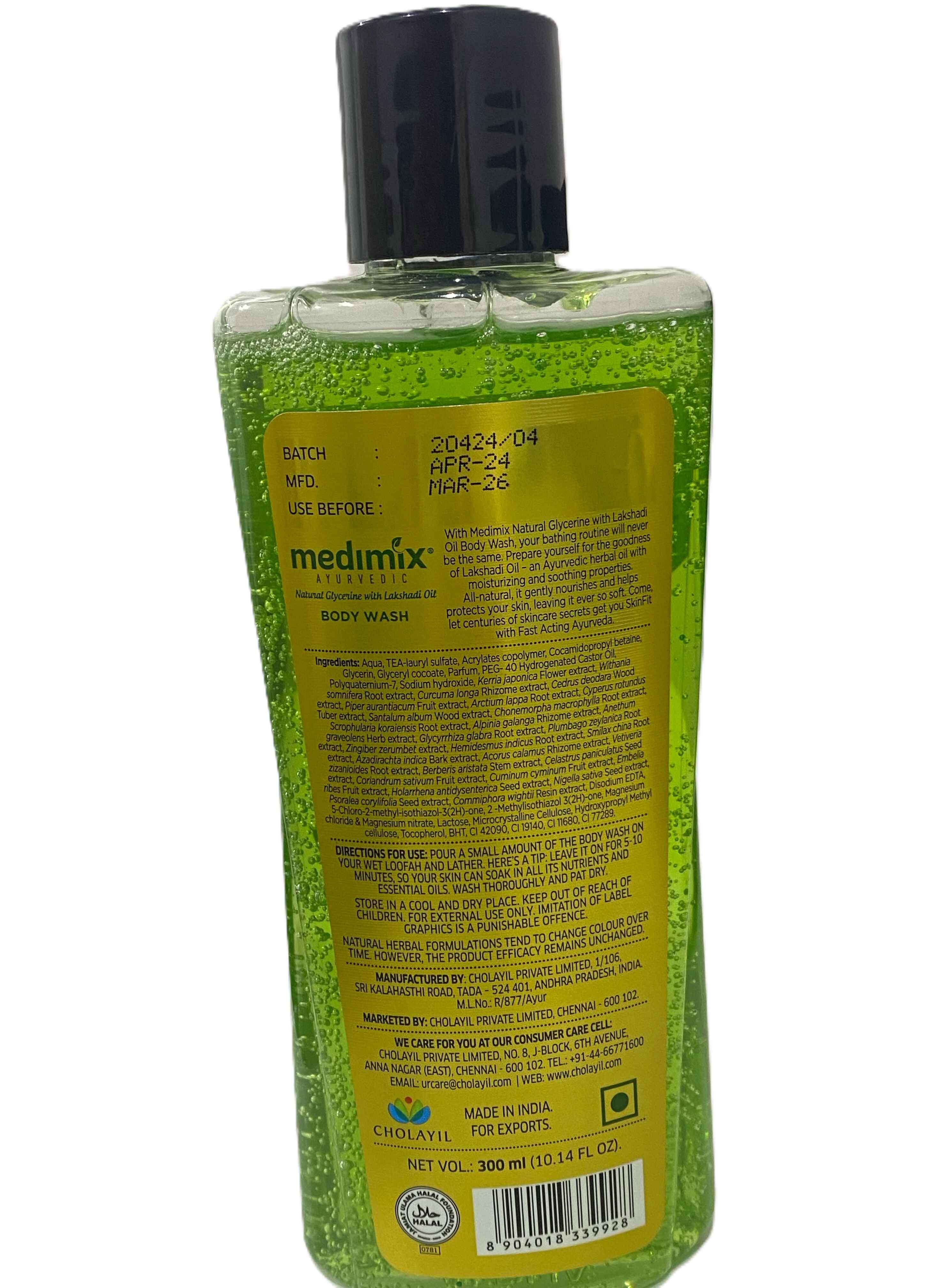 Medimix Lakshadi Body Wash, 300ml